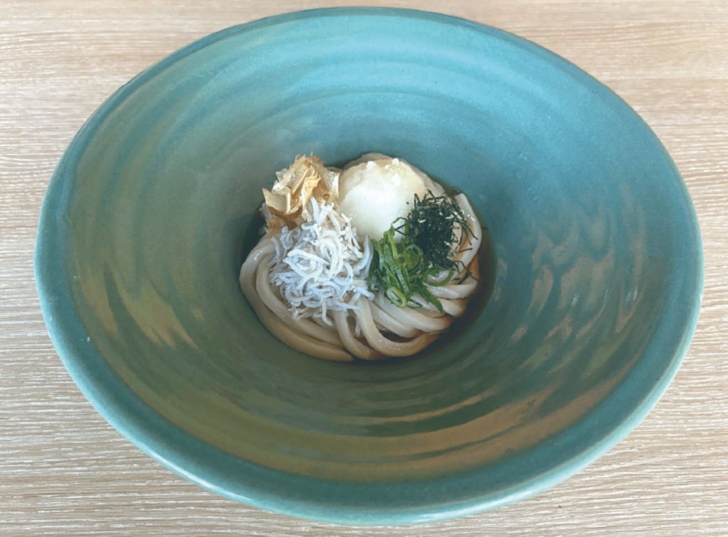 しらすとおろしの冷やしぶっかけのおうどん