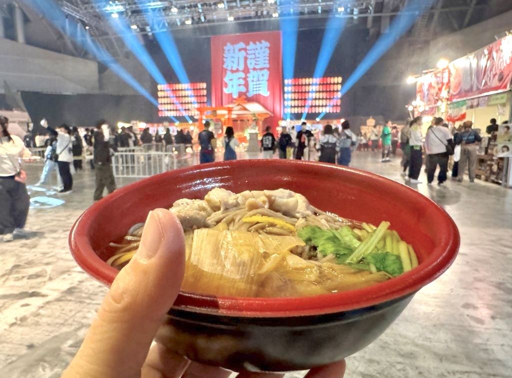 COUNTDOWN JAPAN 24/25で年越し、“年越し”といったら蕎麦でしょ