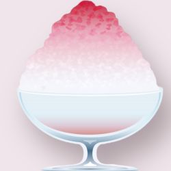 かき氷（いちご・ブルーハワイ・メロン）