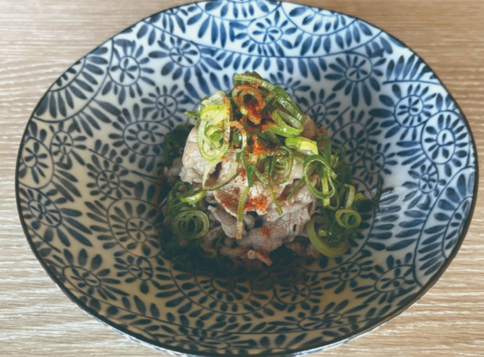 牛肉ねぎポン酢