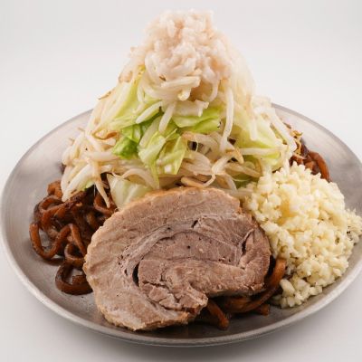 極太背脂焼きそばさのめん