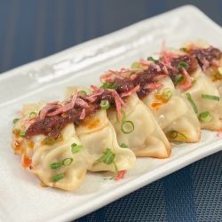 特製えびラー油 肉汁餃子
