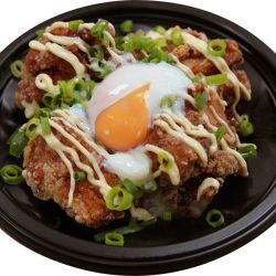 温玉唐揚げ丼