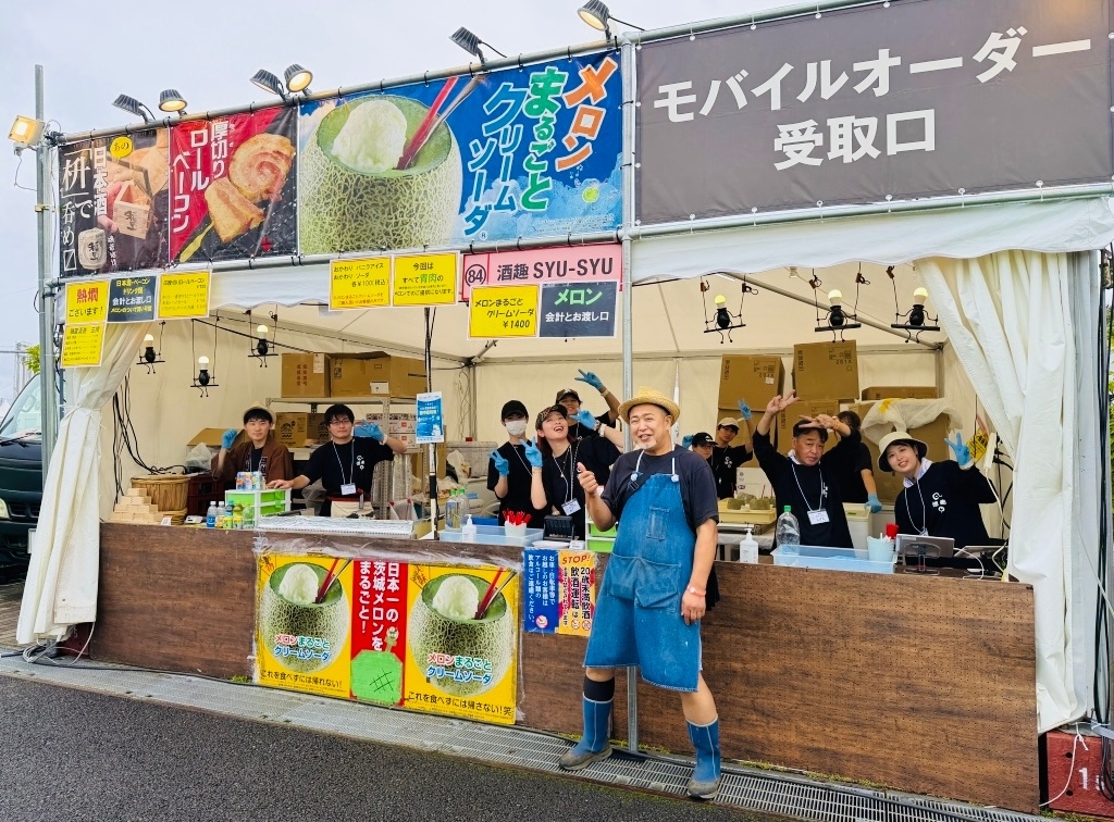 ロッキン出店20年！ メロンまるごとクリームソーダの生みの親にお話を伺いしました。
