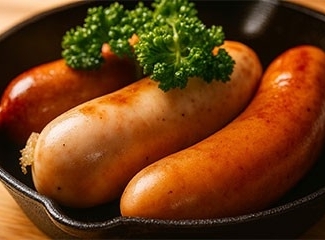 本場サイズのソーセージ3種盛り