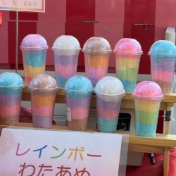 レインボーわたあめ
