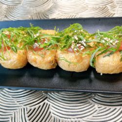油揚げ串明太マヨ