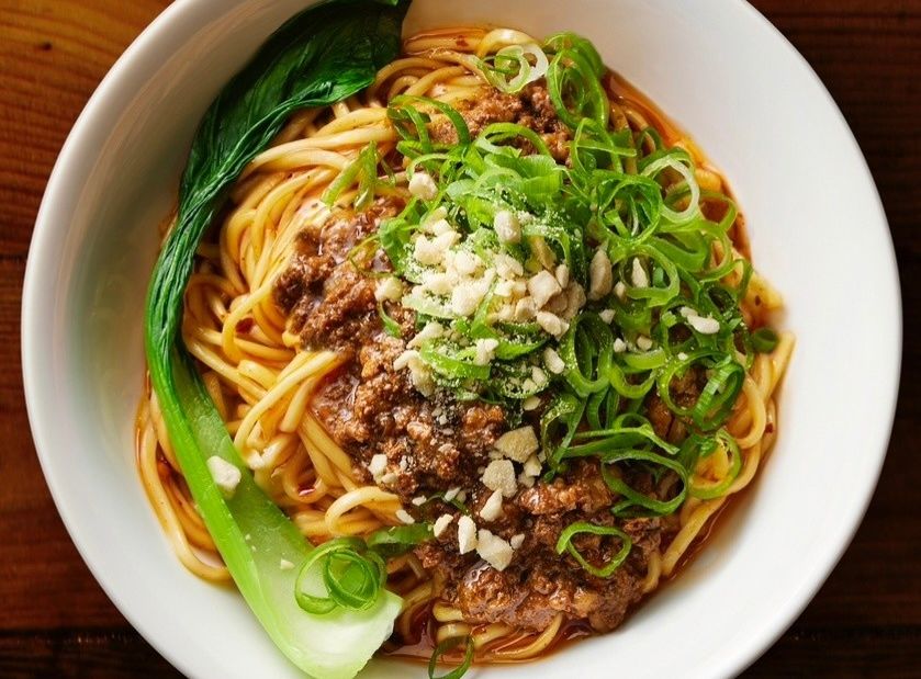 海老香る汁無し担々麺