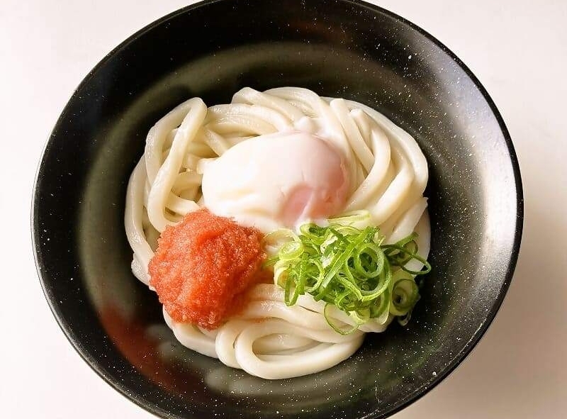 めんたい温玉うどん