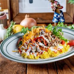 ローストチキン専門店のチキンオーバーライス