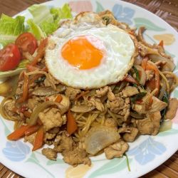 ガパオスパゲティ