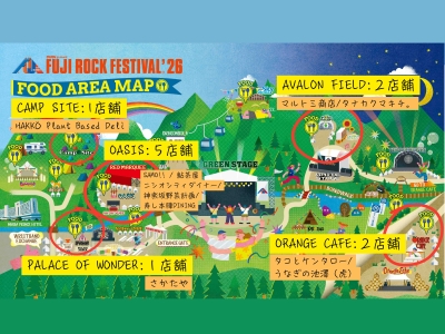【保存版】肉以外も食べタイ♪フジロックのお魚・お野菜攻略MAP！