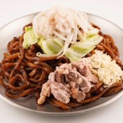 極太背脂焼きそば