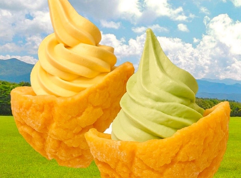 メロンパンソフトクリーム