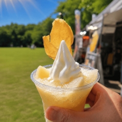 山形のGARI氷ソフト(もも)
