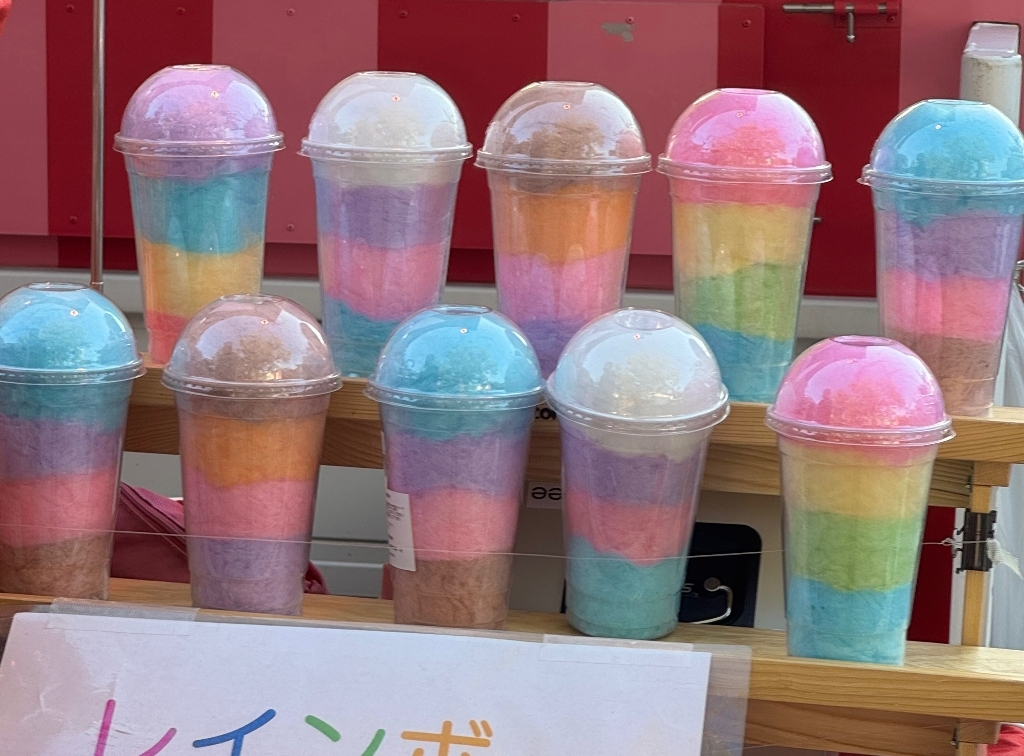 レインボーわたあめ