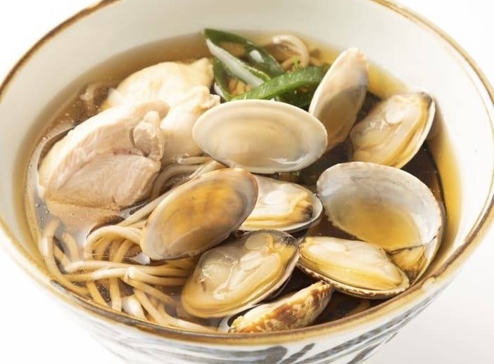 鶏と貝出汁のお蕎麦(31日のみ販売)