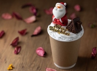 チョコの木のお家とサンタさんのココア