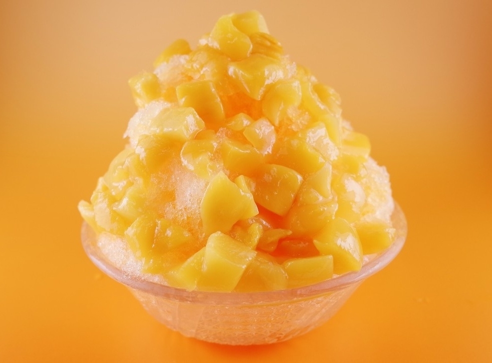 完熟マンゴーかき氷