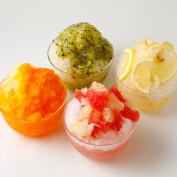 生搾りフルーツかき氷