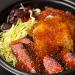 ビフテキ丼おろポン