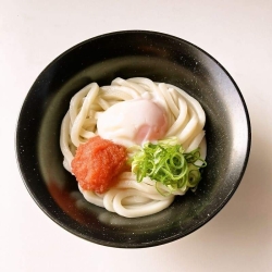 めんたい温玉うどん
