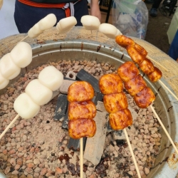 じゅうねん味噌の焼き団子