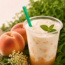 Pêche au Lait ( 笛吹産 完熟桃のピーチオレ)