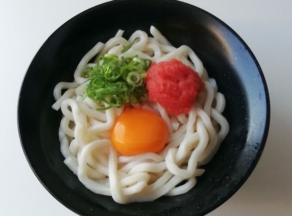 明太釜玉うどん