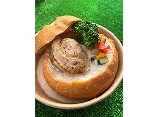 パンdeスープ【クラムチャウダー、ビーフシチュー】