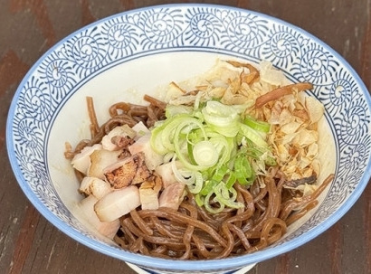 れんこん麺のあぶら麺(そば)