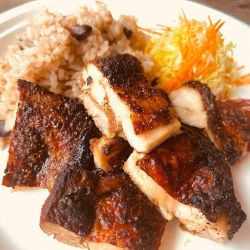 Jerk Chicken＆Rice and beans (ジャークチキン＆ライスアンドビーンズ)