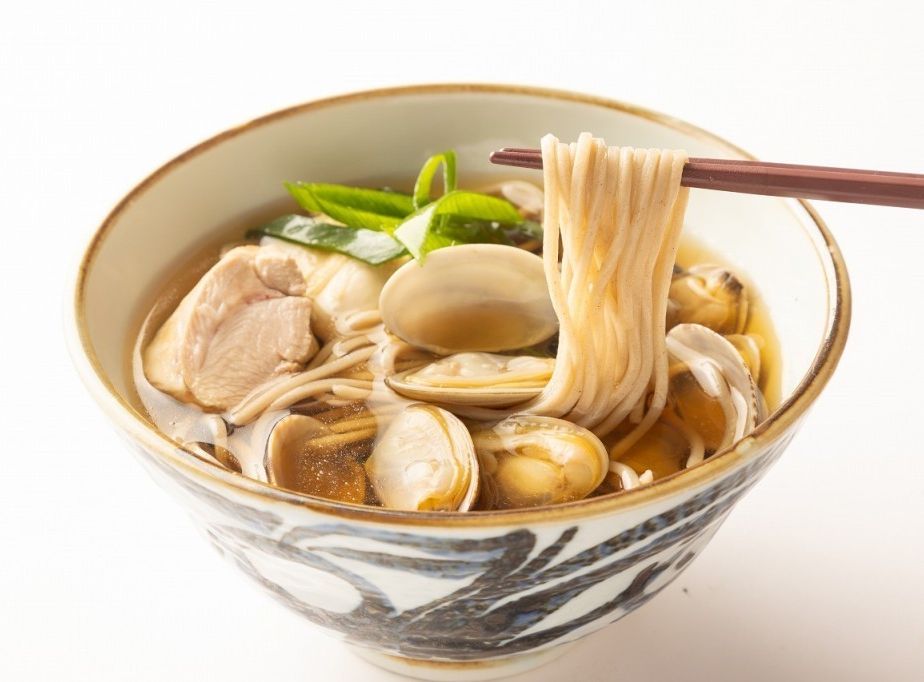 鳥と貝出汁のお蕎麦(31日のみ限定販売)