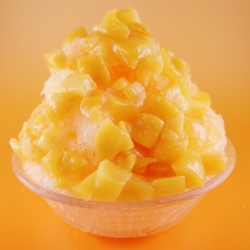 完熟マンゴーかき氷