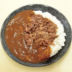 牛たん肉盛りカレー