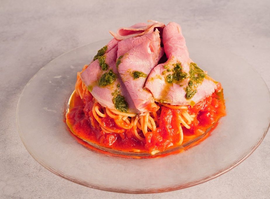 冷製パスタ★ローストビーフトマトソース