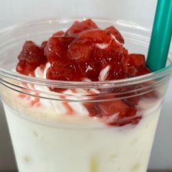 飲む杏仁豆腐