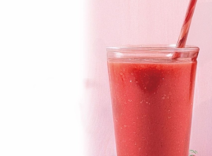 いちごのスムージー