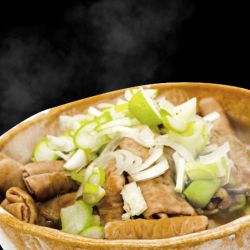 ねぎモツ（塩味モツ煮）