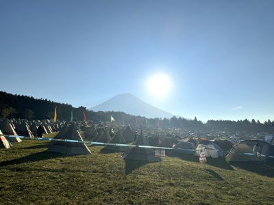 富士山のふもとで地元フェス飯「朝霧JAM」は爽快すぎました!!