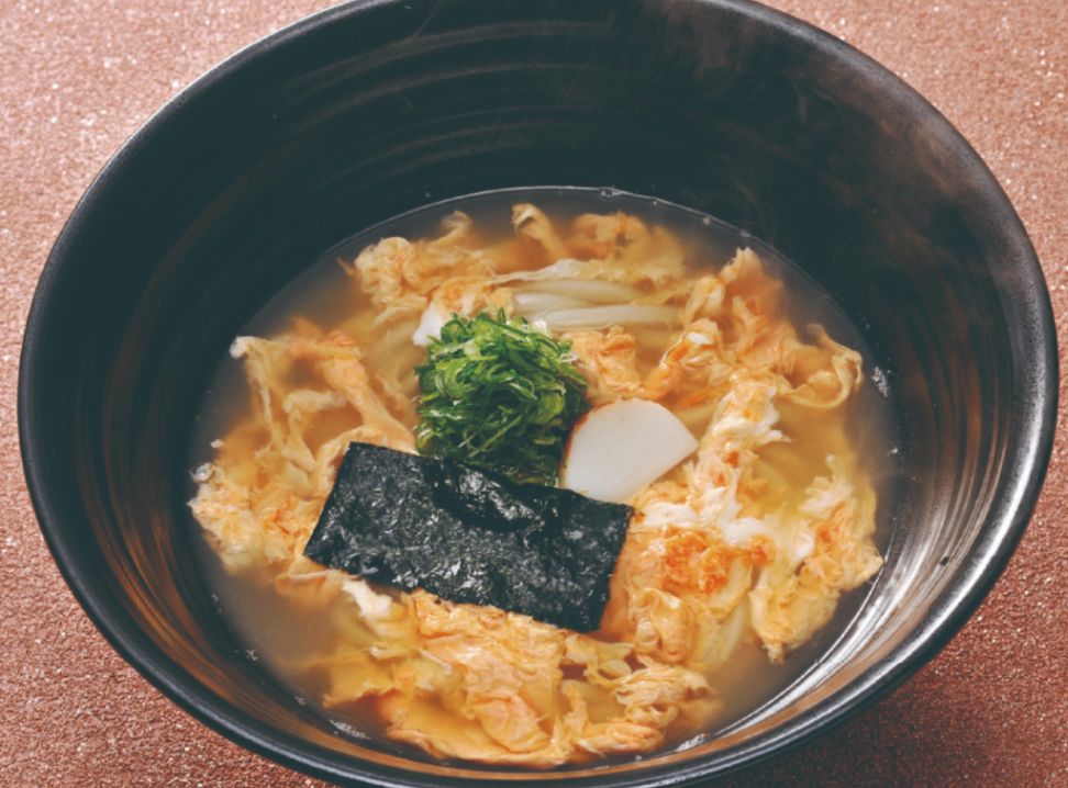 玉子とじのおうどん